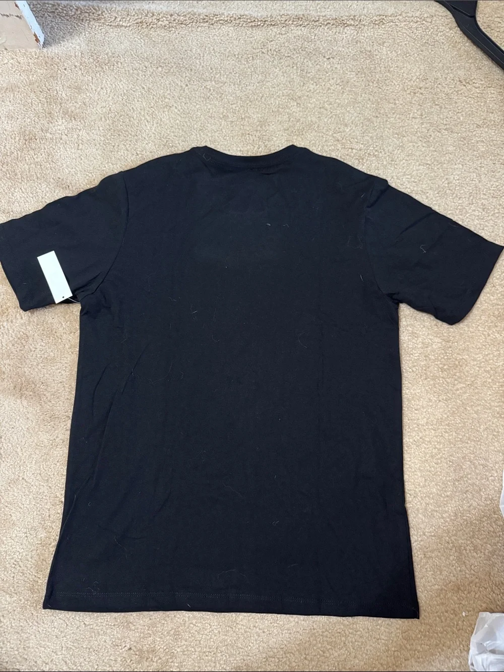 wonder nation Black Tee with‎ Yellow Cowboy & Red Sun Graphic